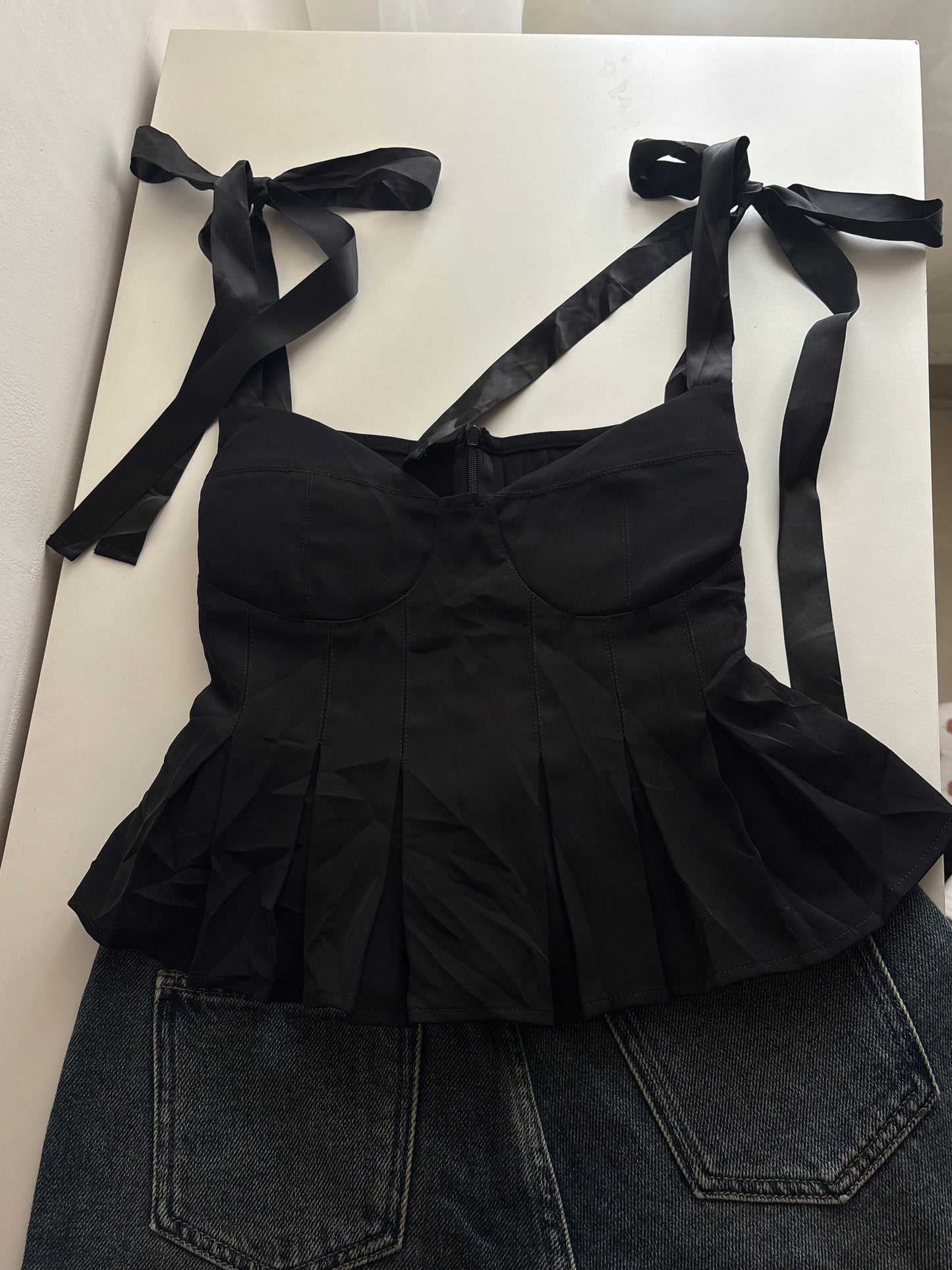 Black tie top