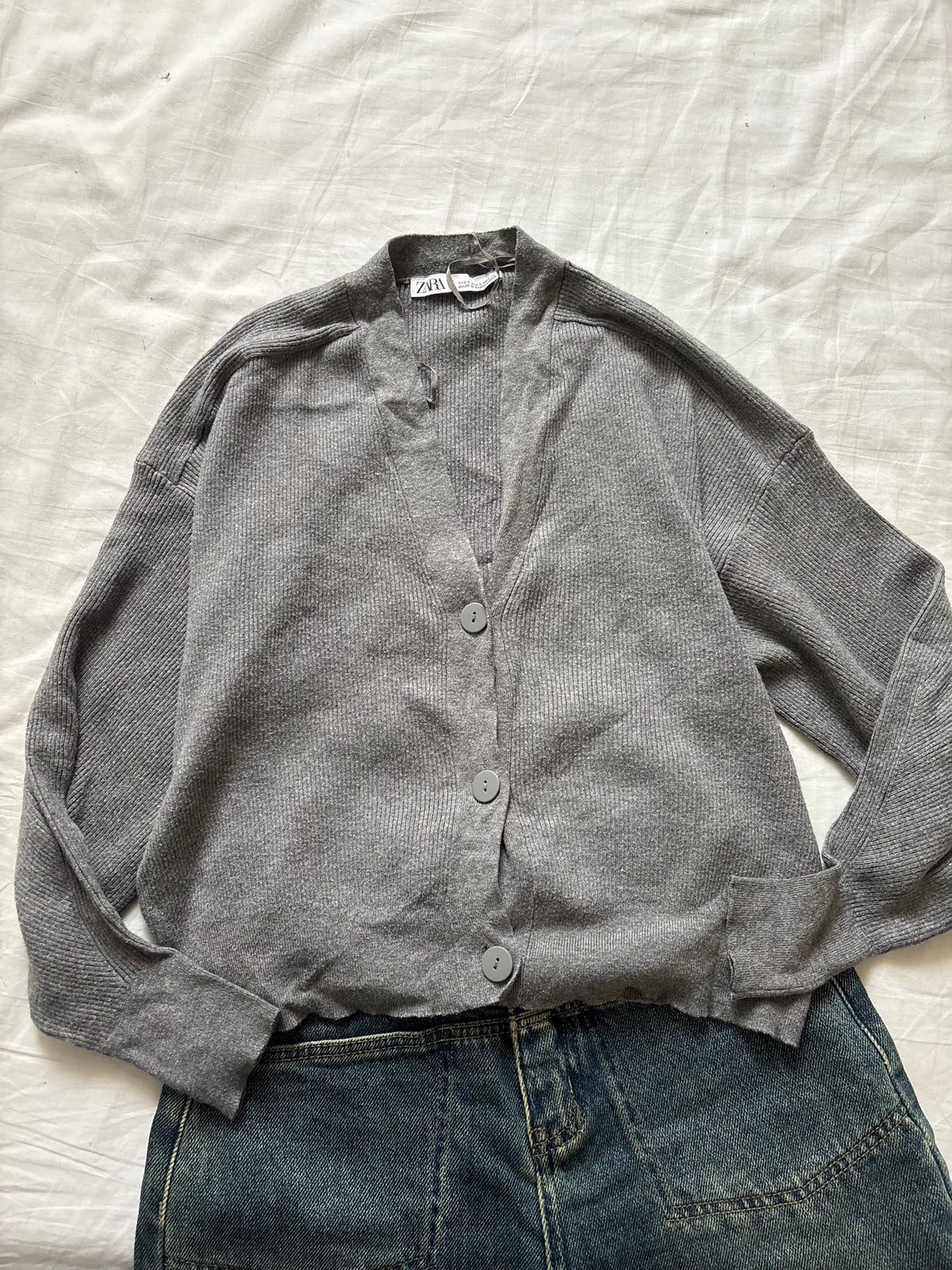 Zara grey cardigan