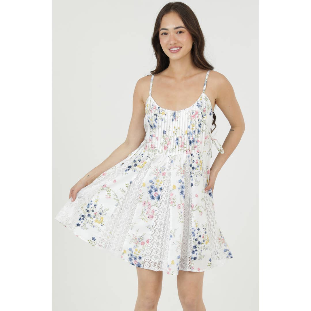 Floral lace dress