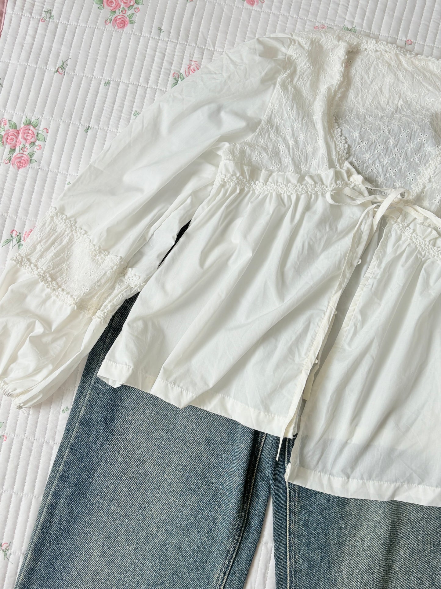 White tie top
