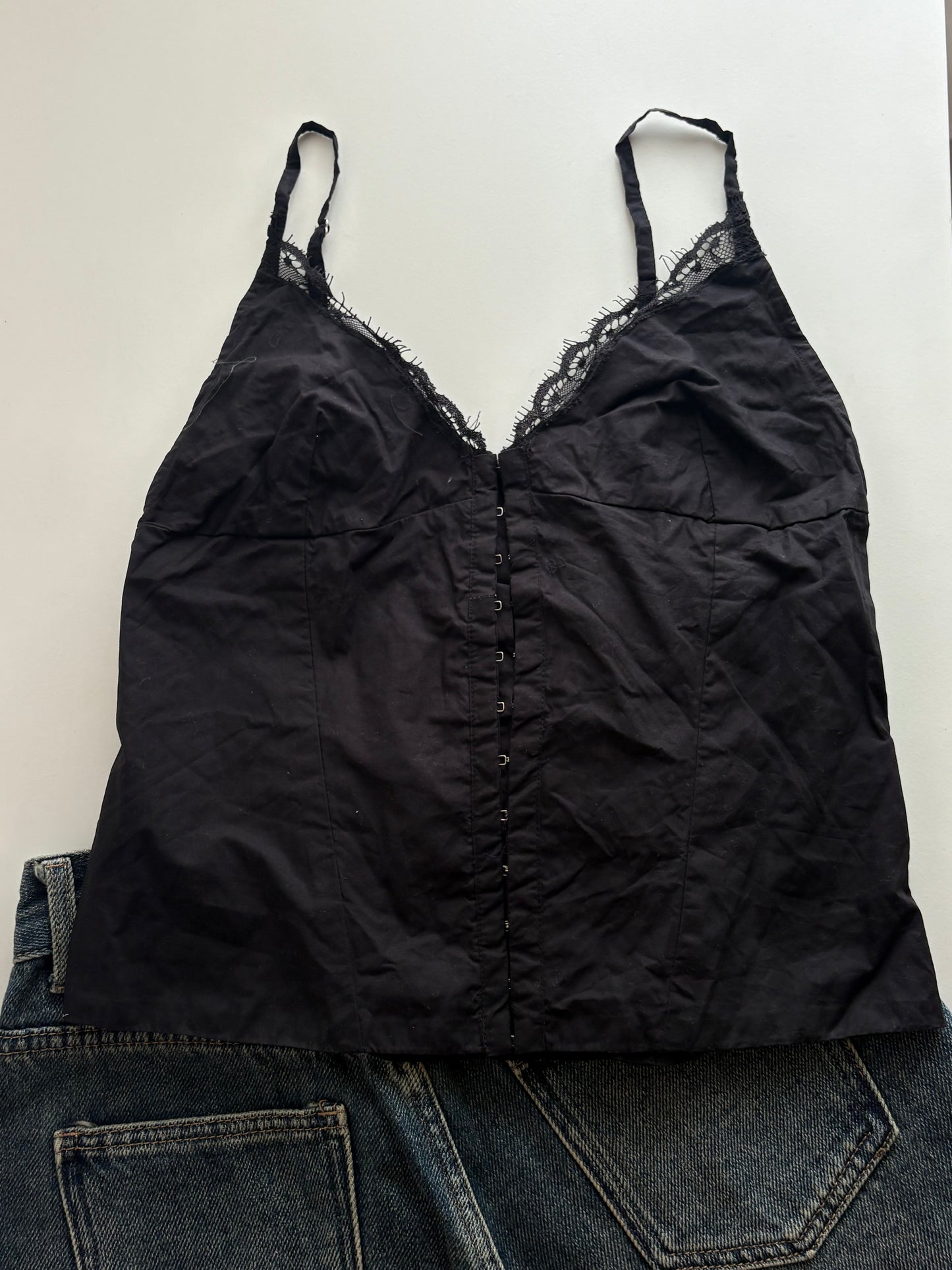 Black corset top