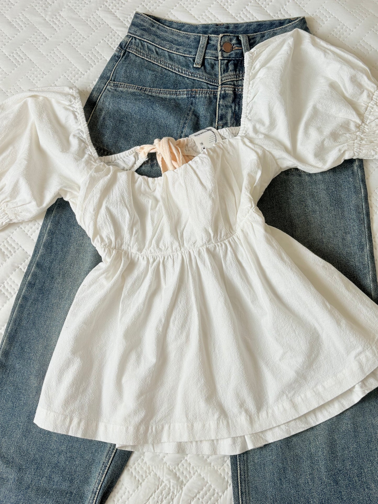 White tie top