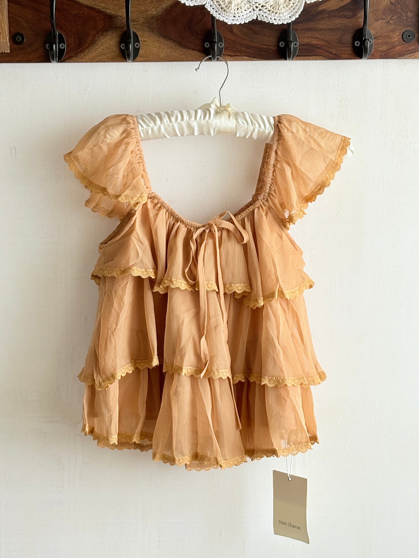 Silvie ruffle top