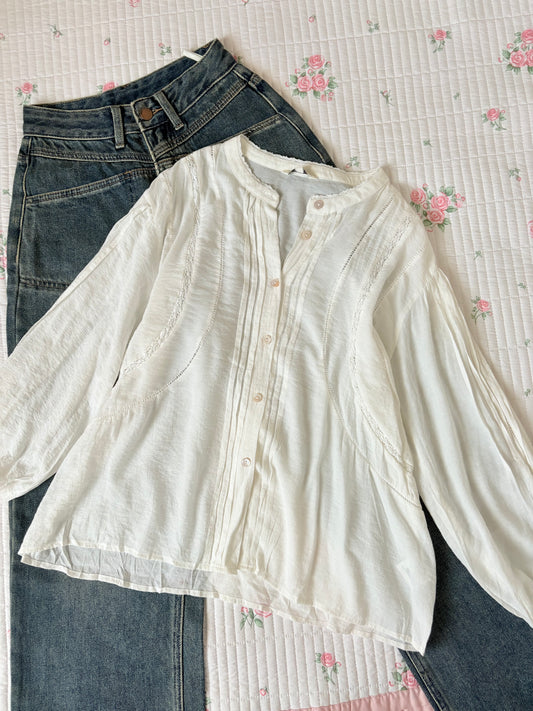 White A line top