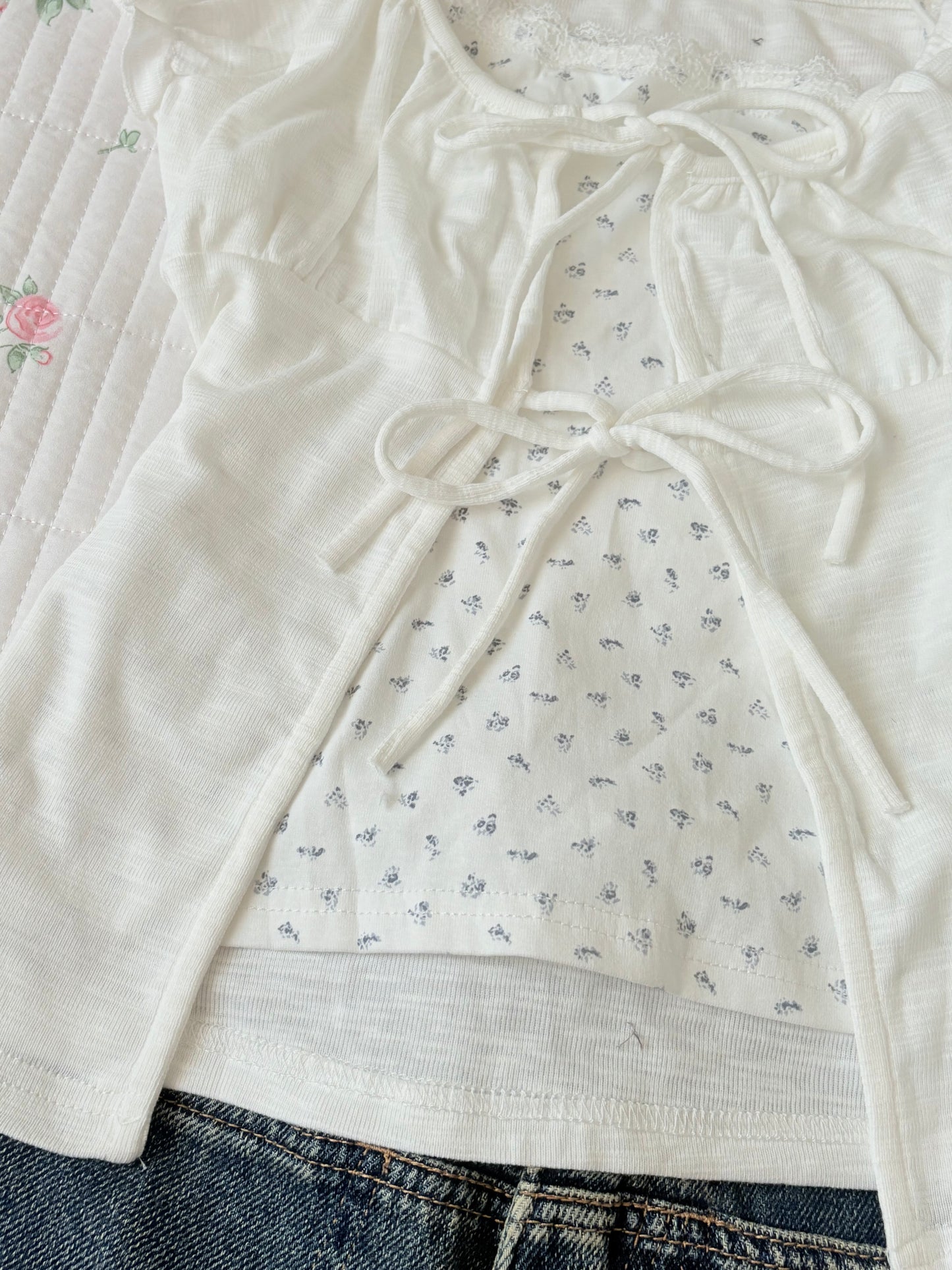 Cloud floral top