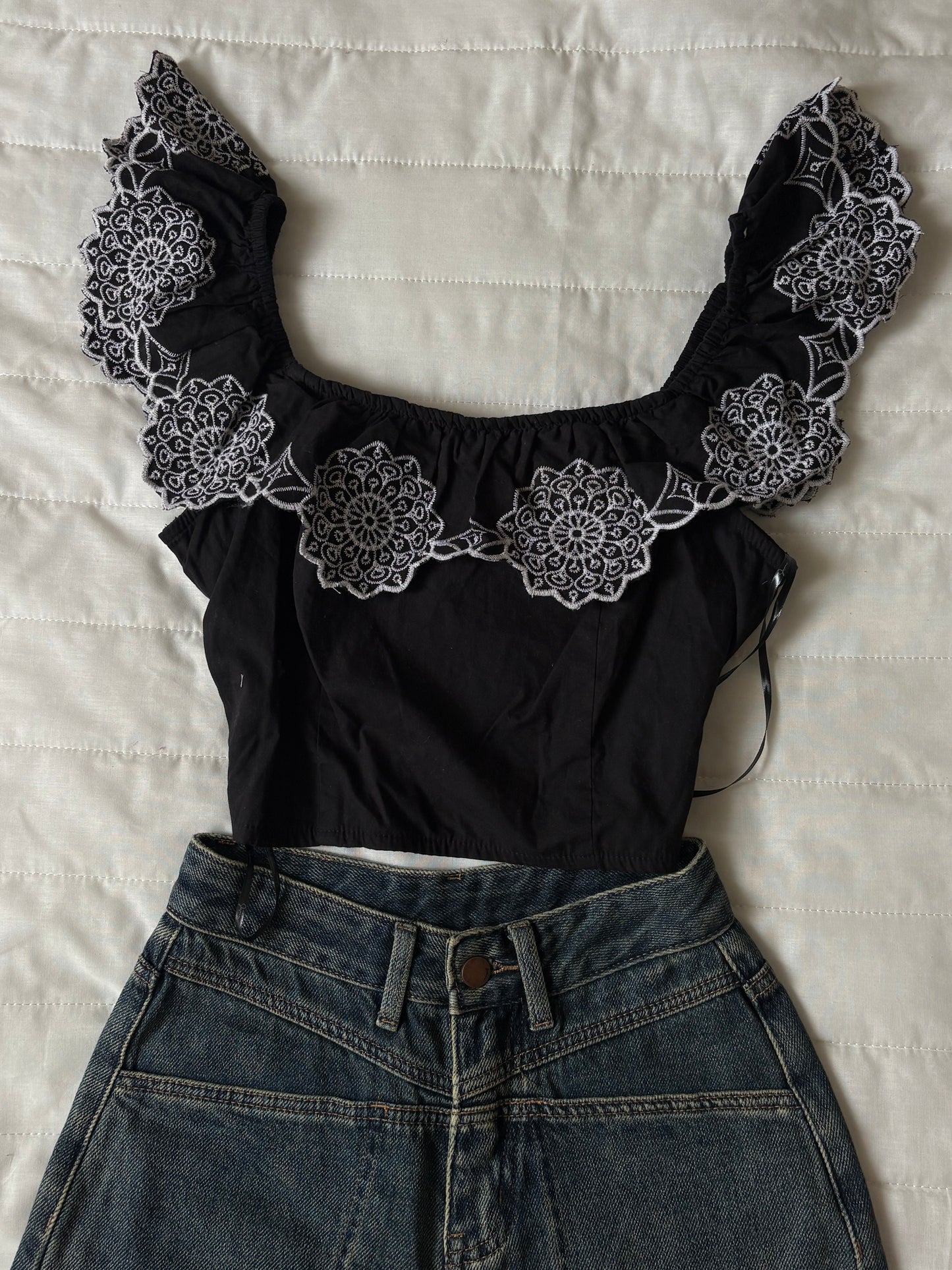 Black off shoulder