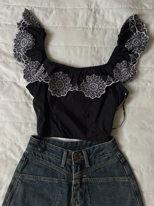 Black off shoulder