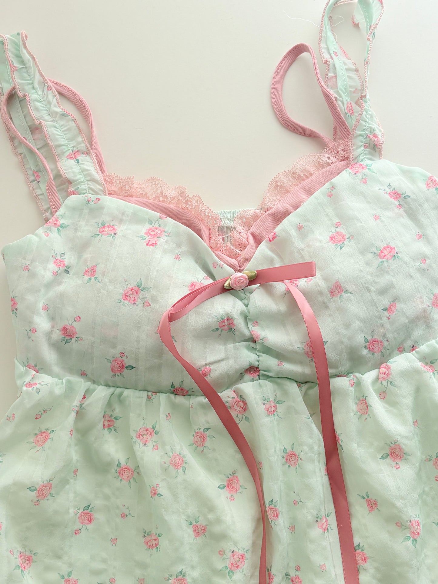 Lily floral pastel top