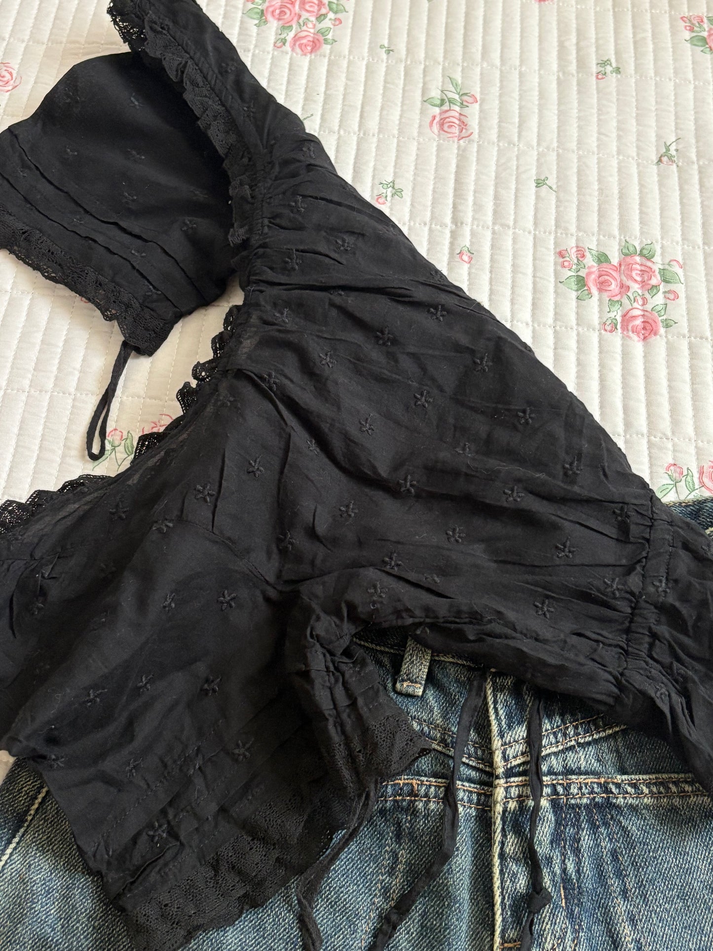Black cotton top