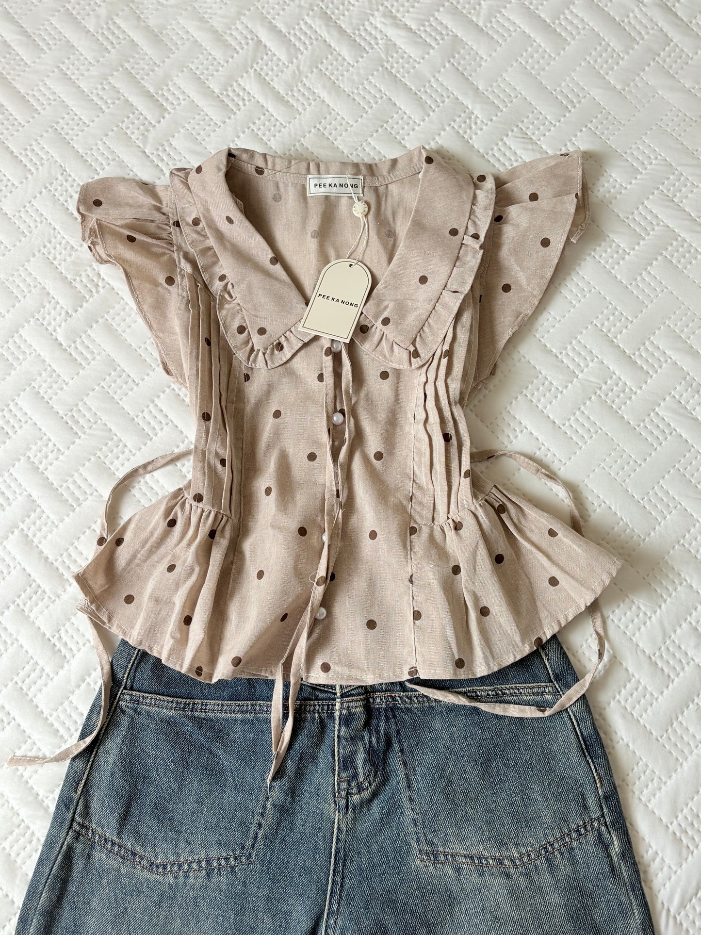 Clara polka top
