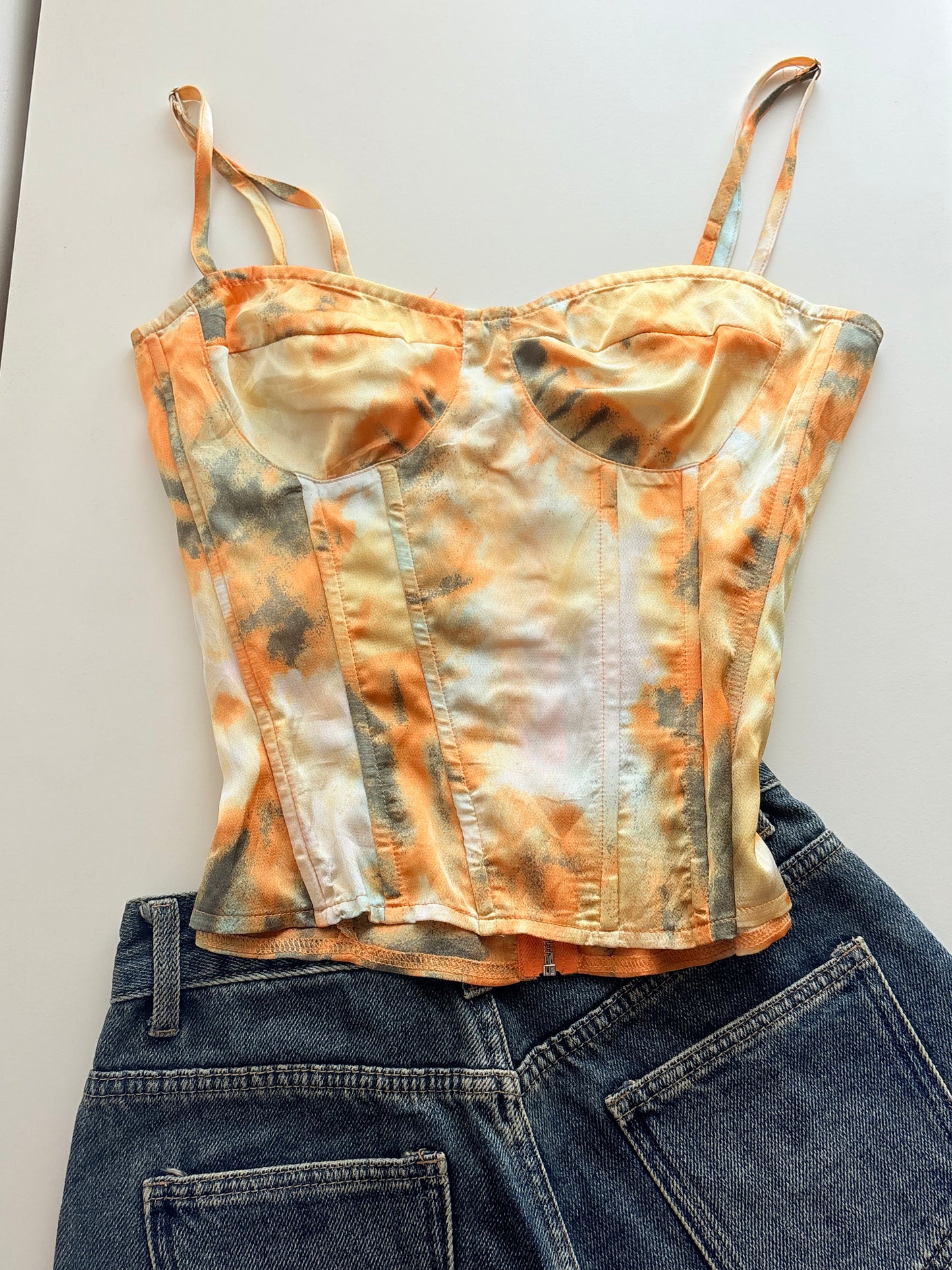 Orange corset