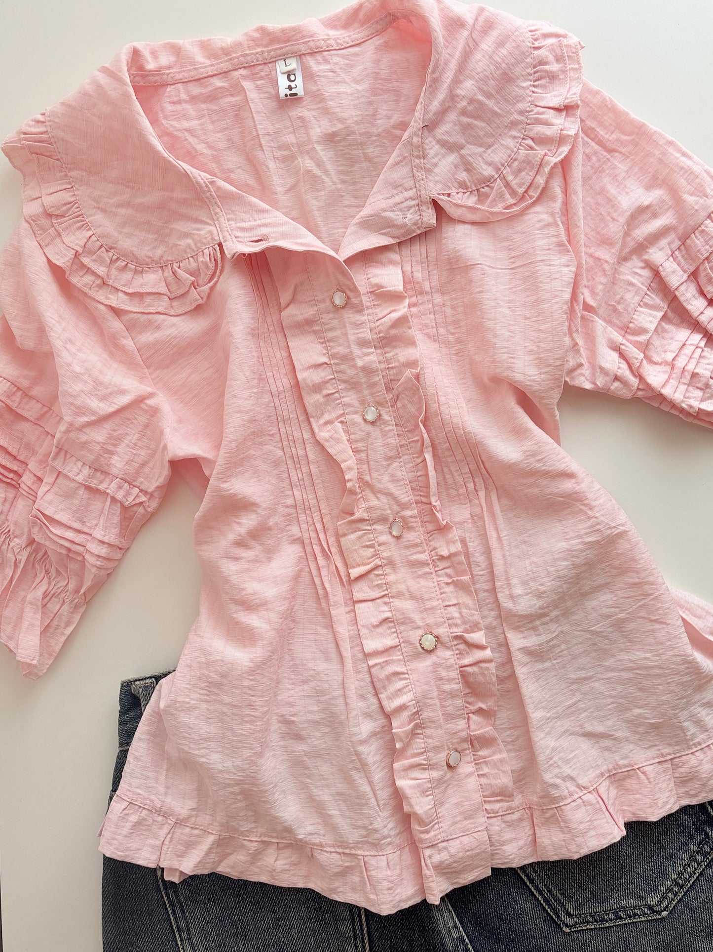 Pink blouse