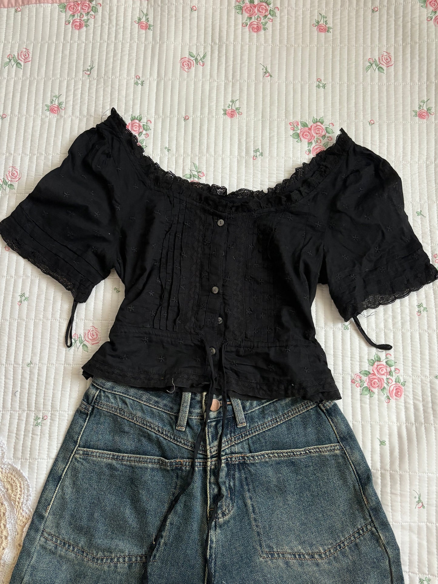 Black cotton top