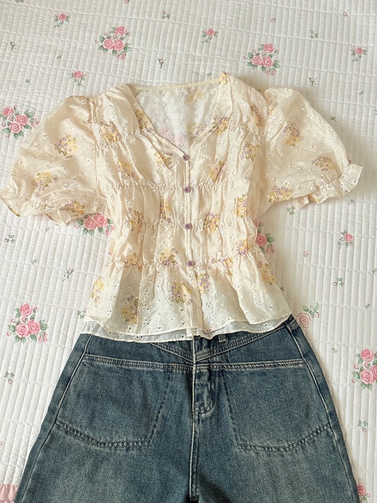 Lavender cute top