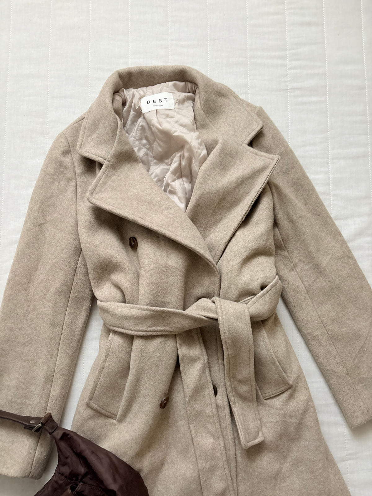 Beige coat