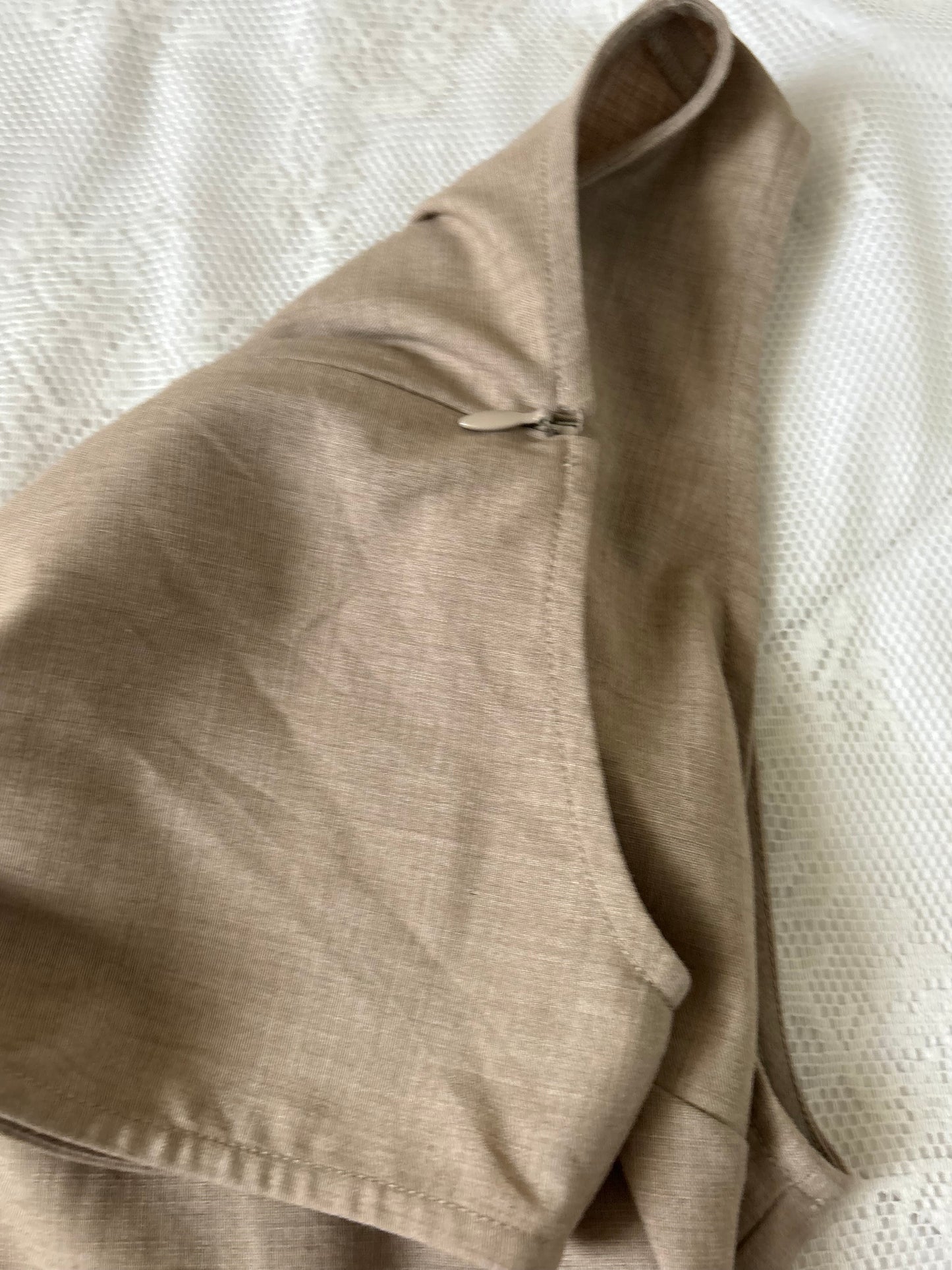 Tan fitted top