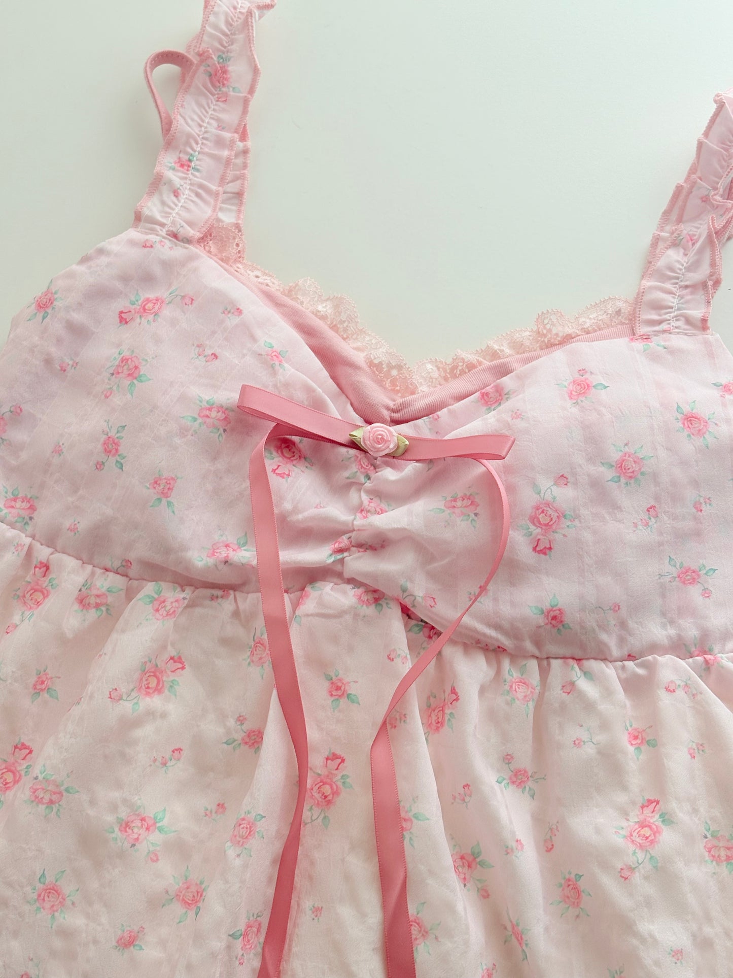 Lily floral pastel top