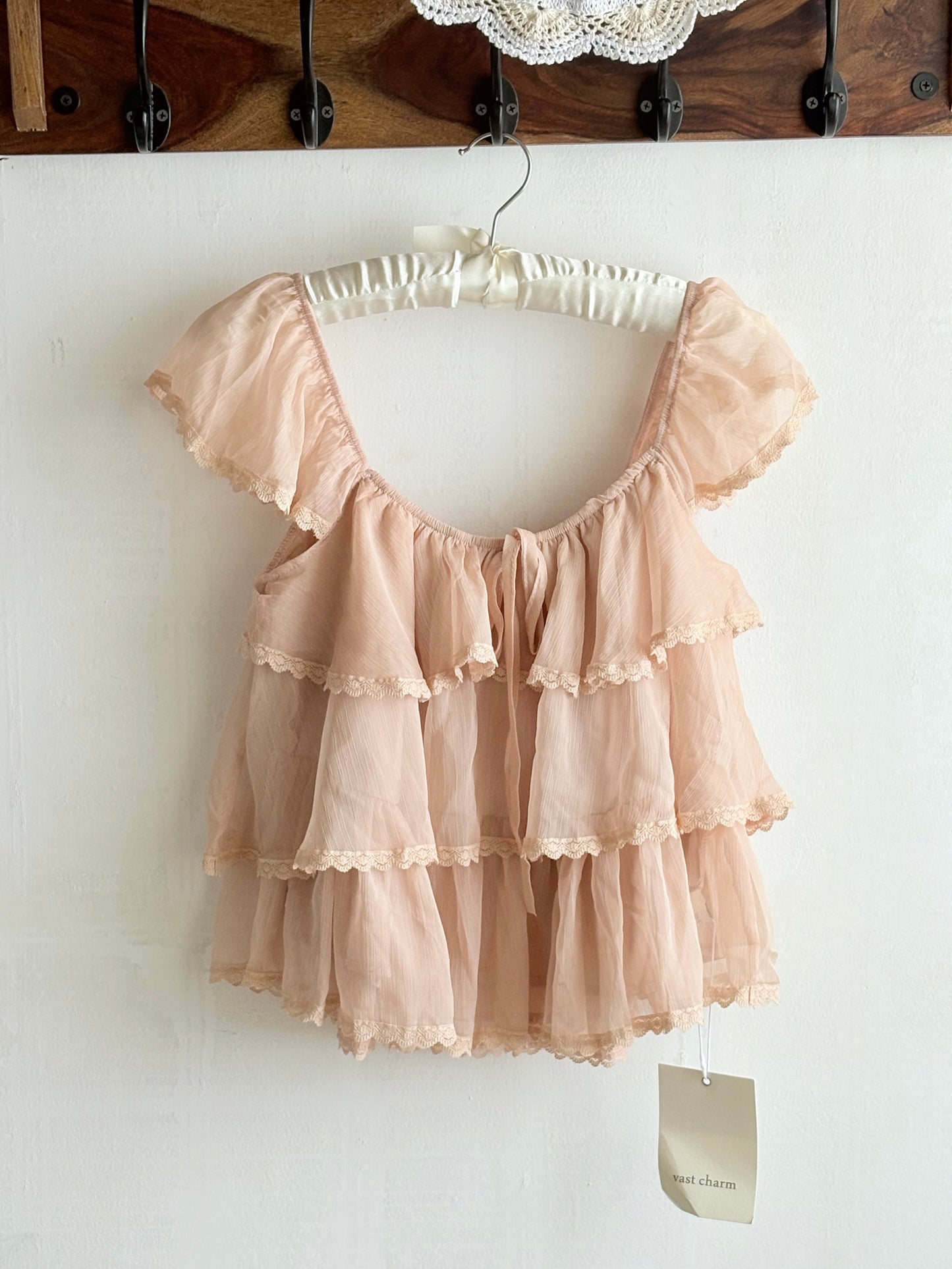 Silvie ruffle top