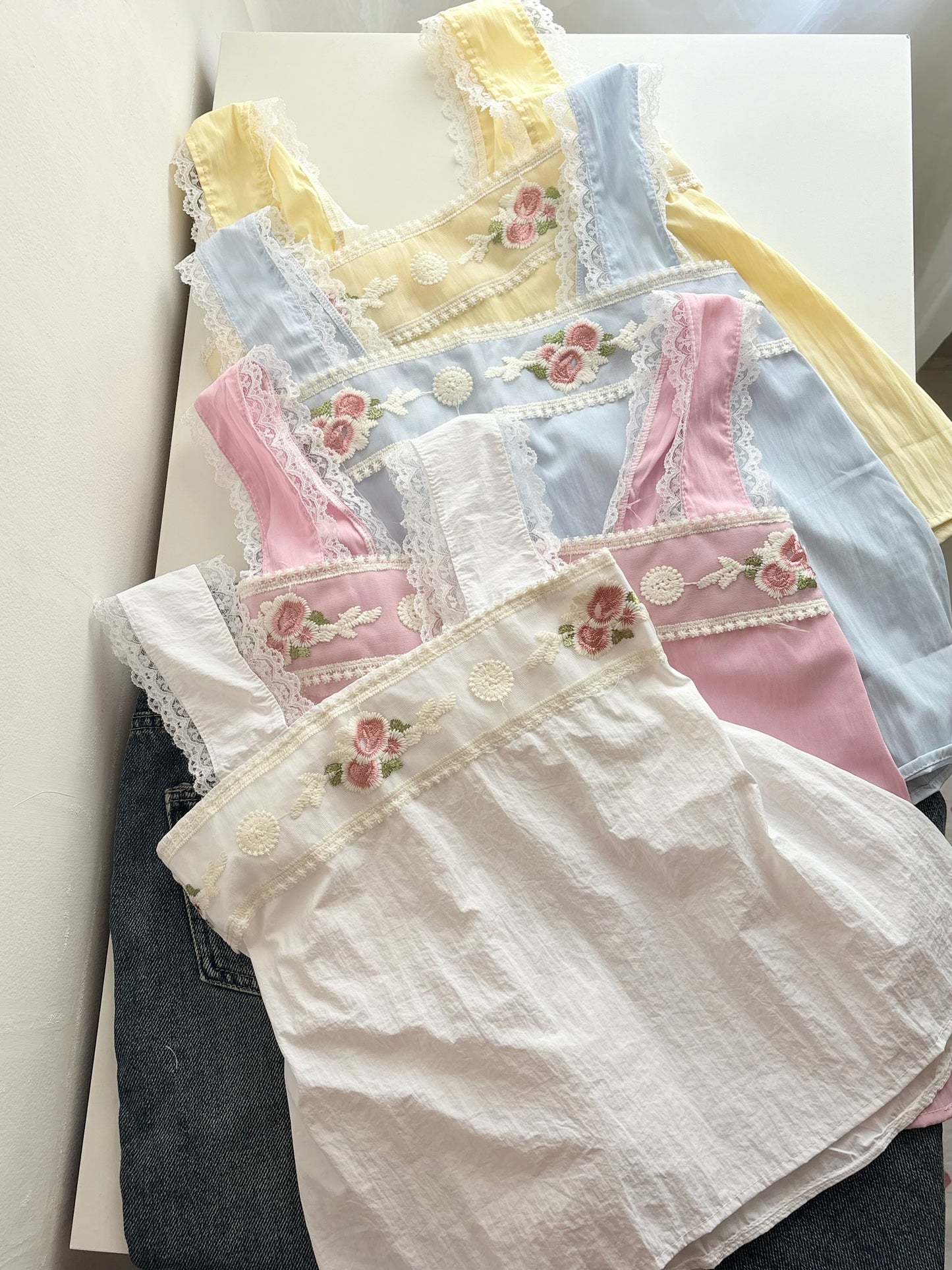 Daphne embroidered top