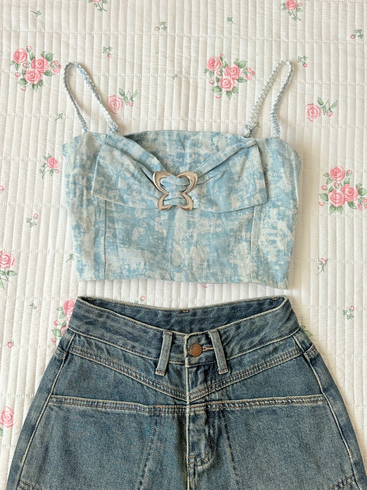 Denim top