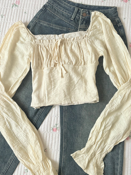 Cream full sleeves