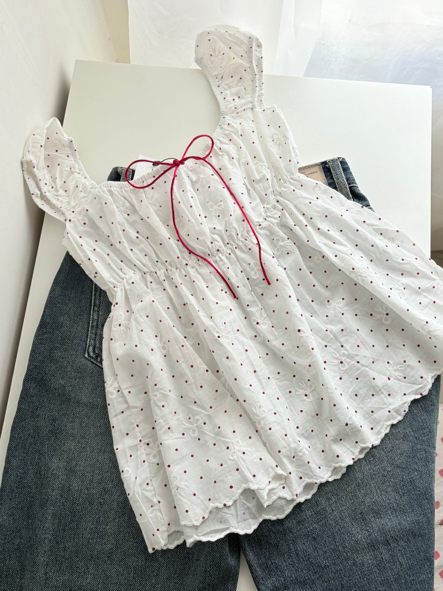 Sasha polka top