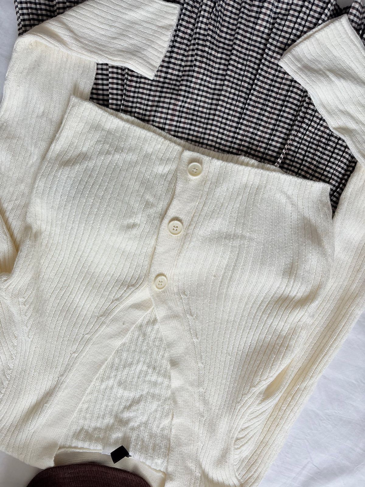 Cream cardigan