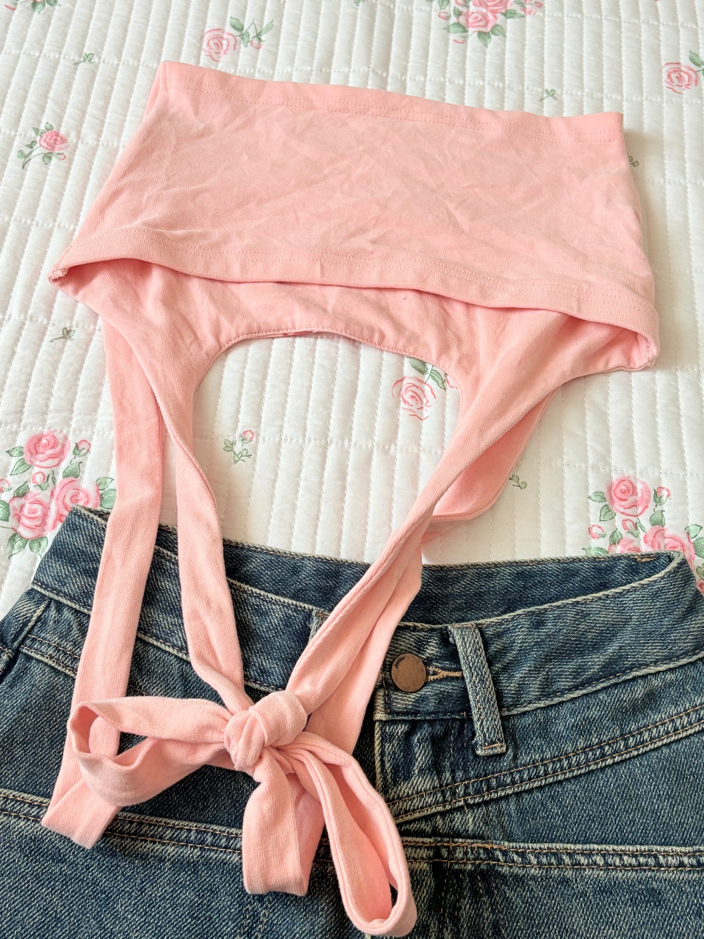 Pink halter