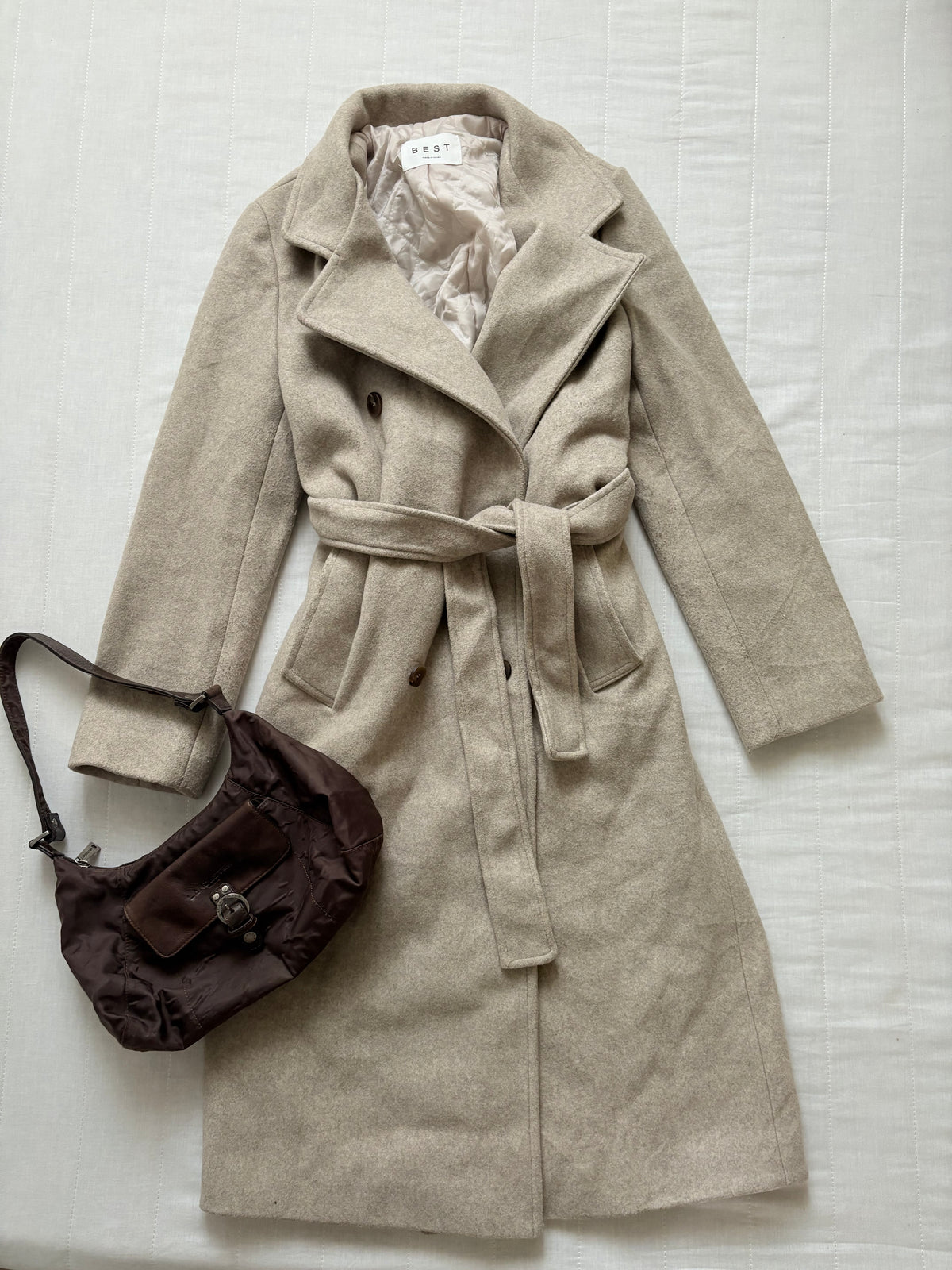 Beige coat
