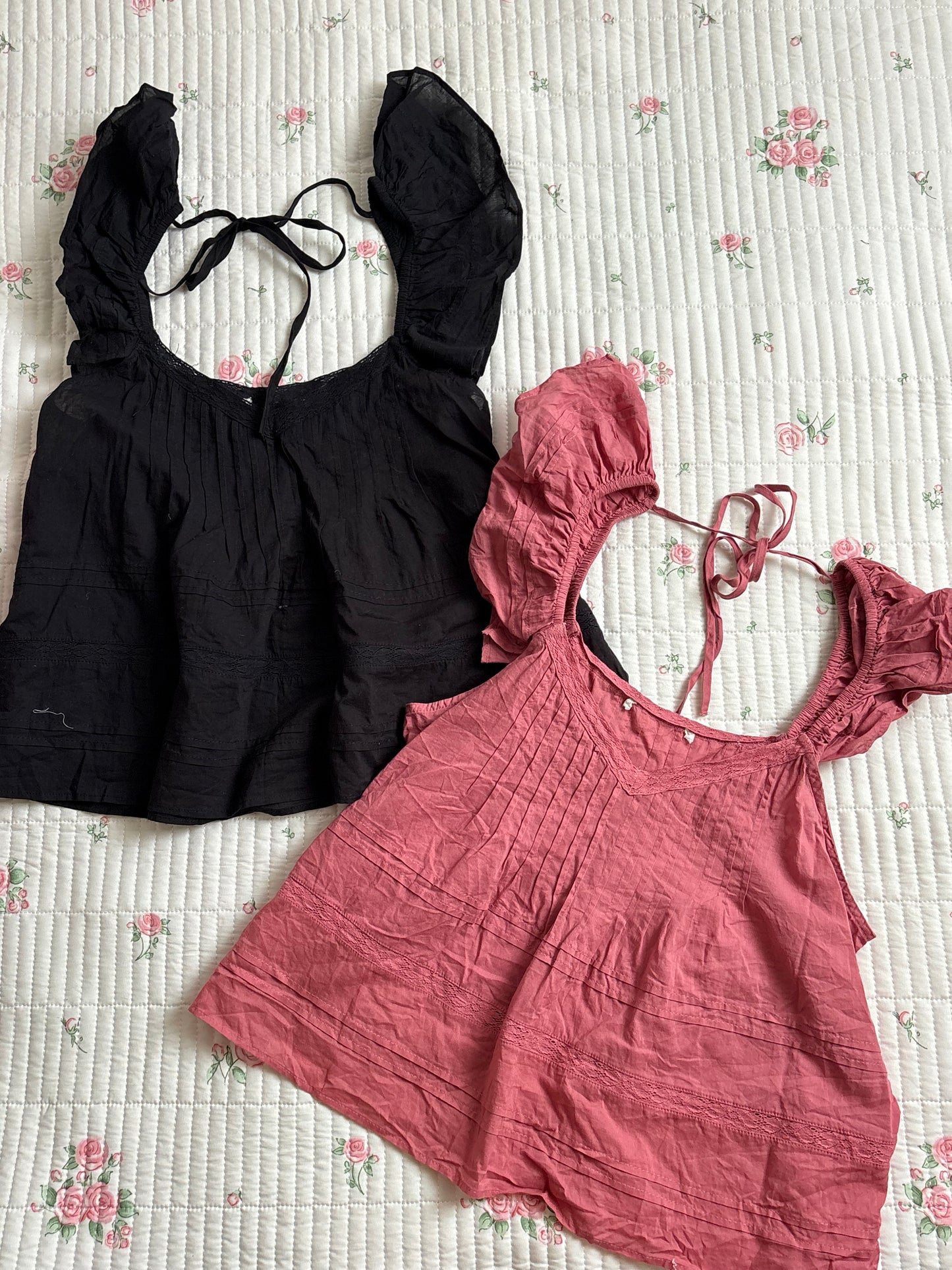 Cotton tie top
