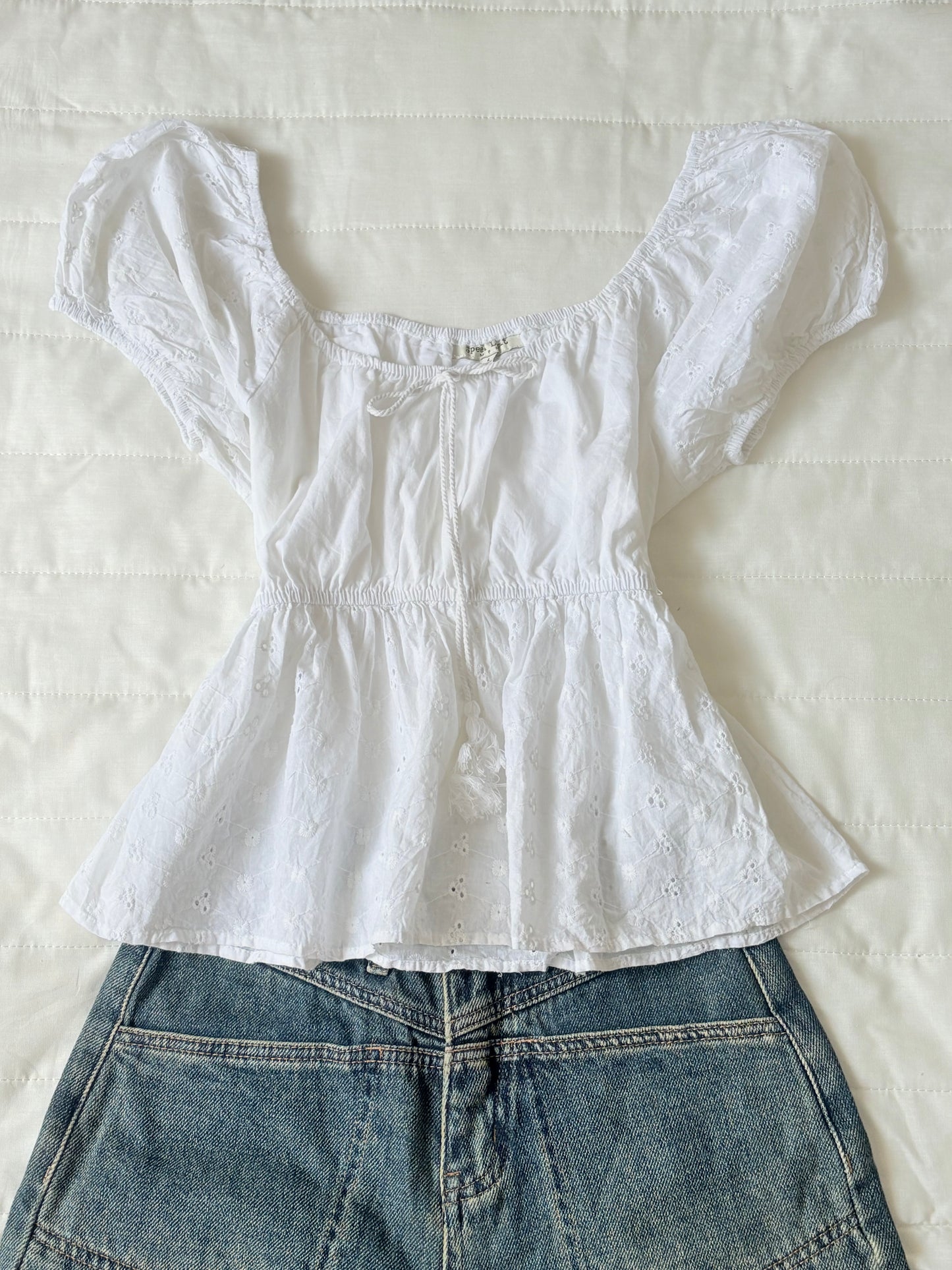 White doll top
