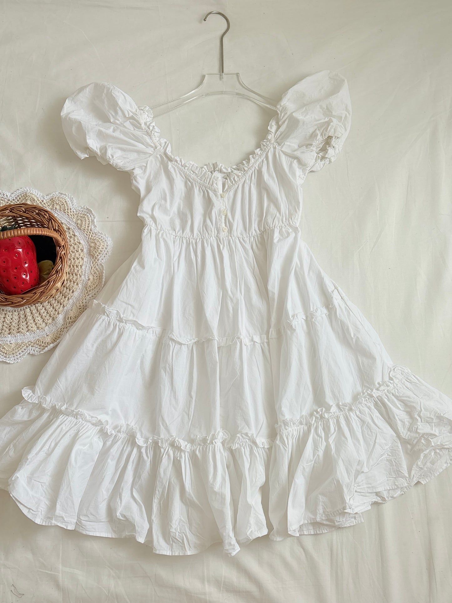 White babydoll dress