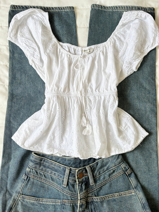 White doll top