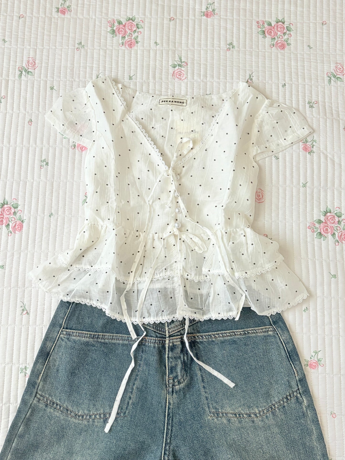 Daisy polka top