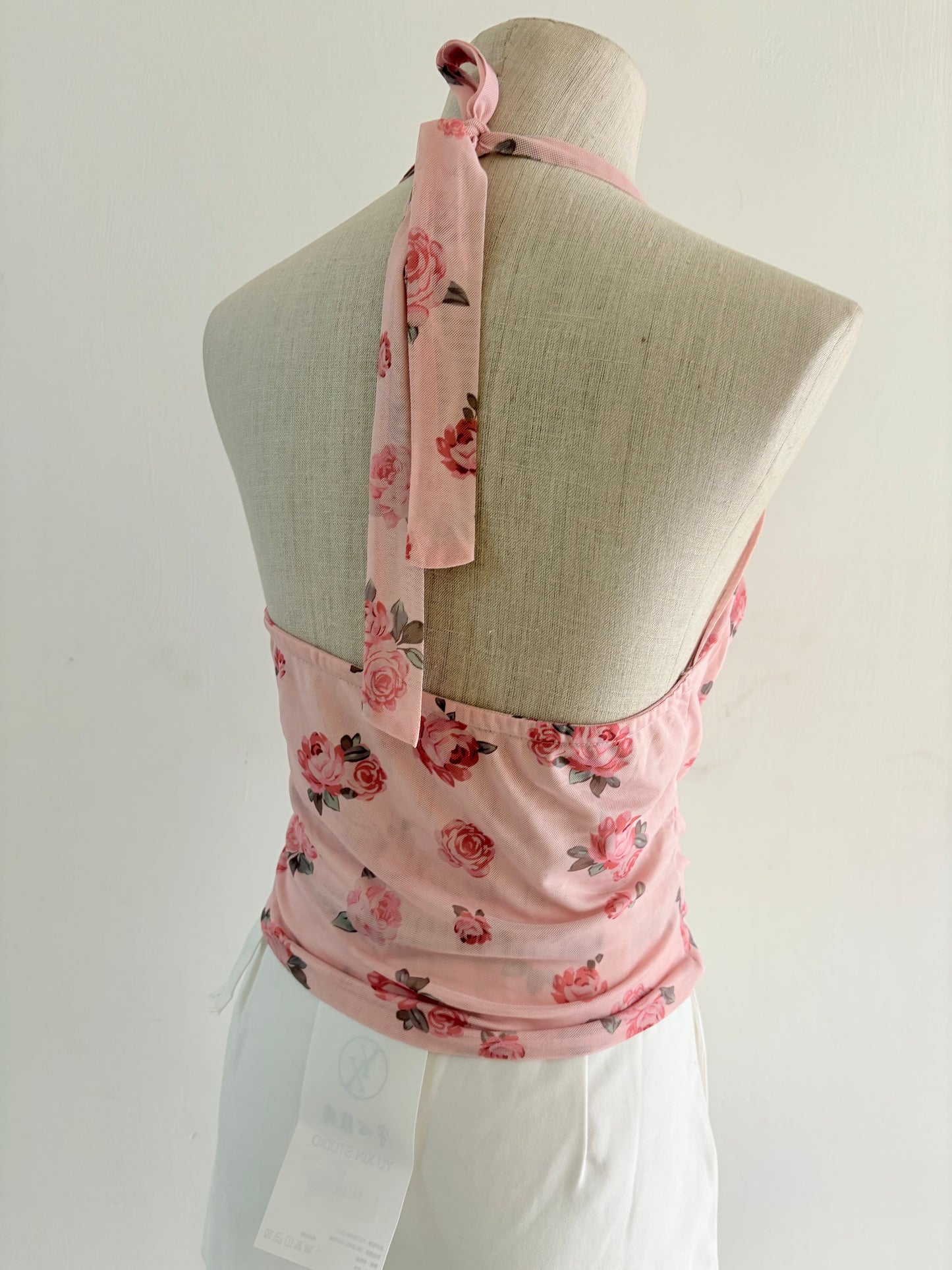 Pink floral top