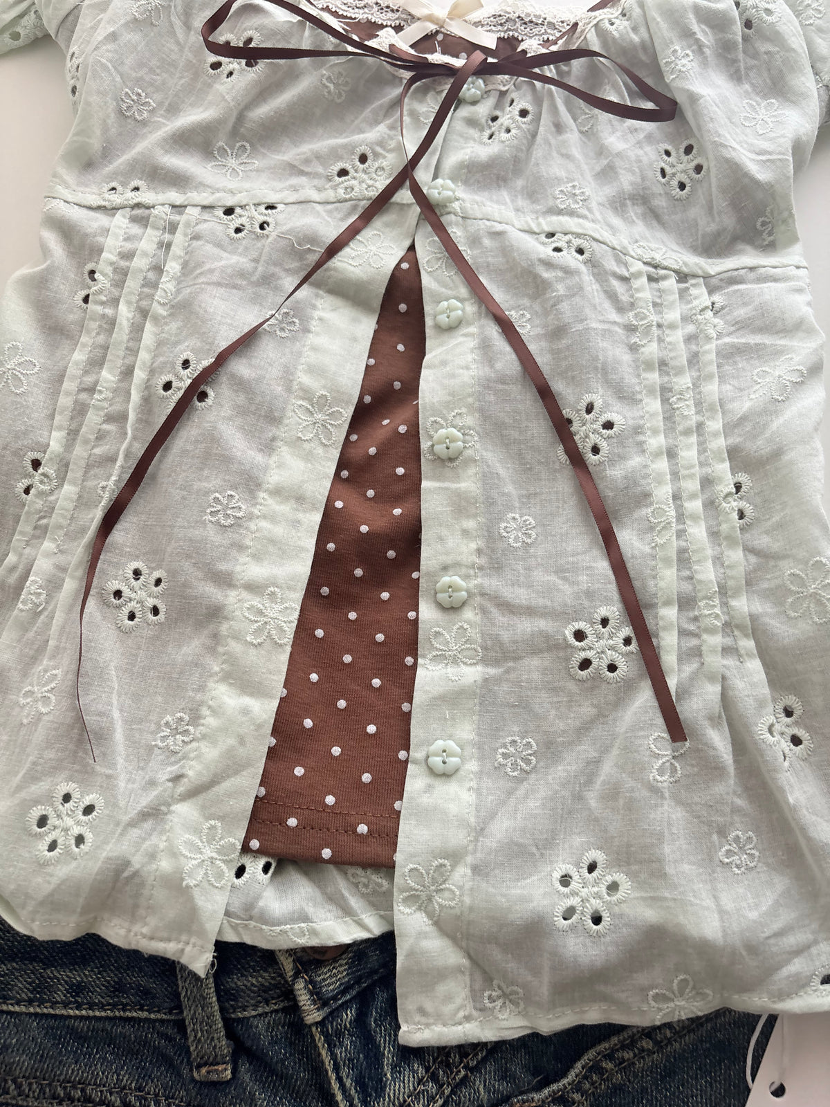 Juliette polka top