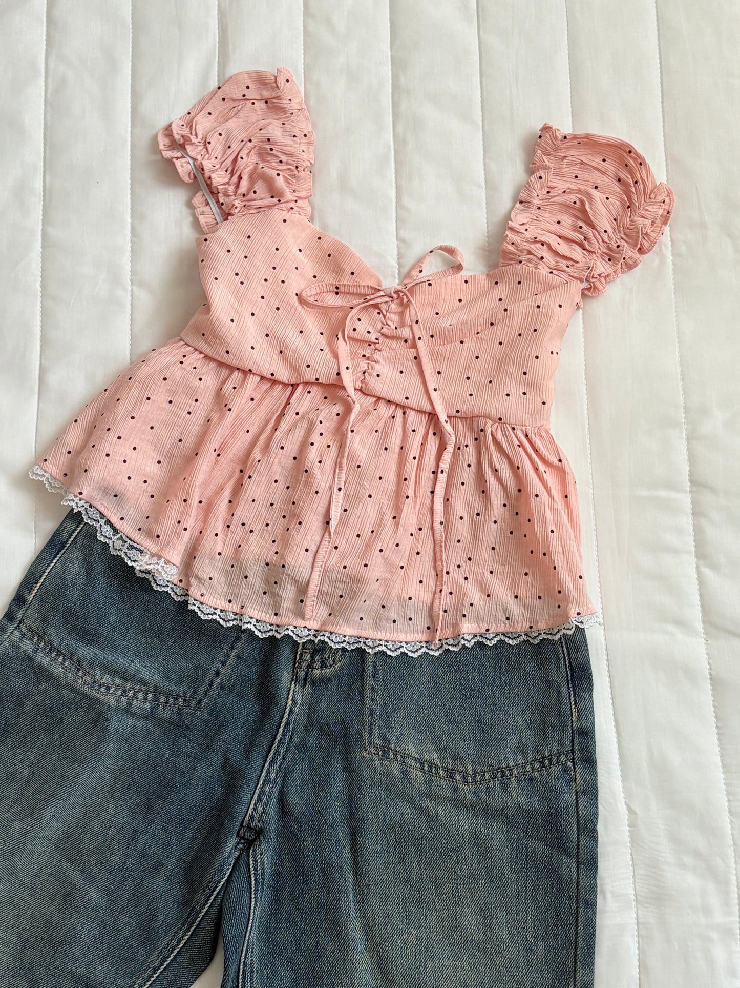 Nina polka top