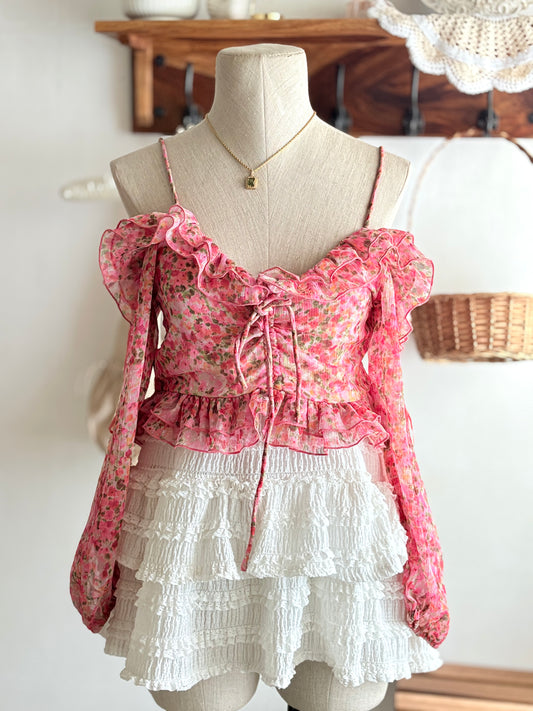 Floral off shoulder