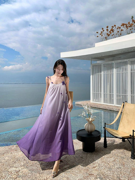 Purple ombre dress