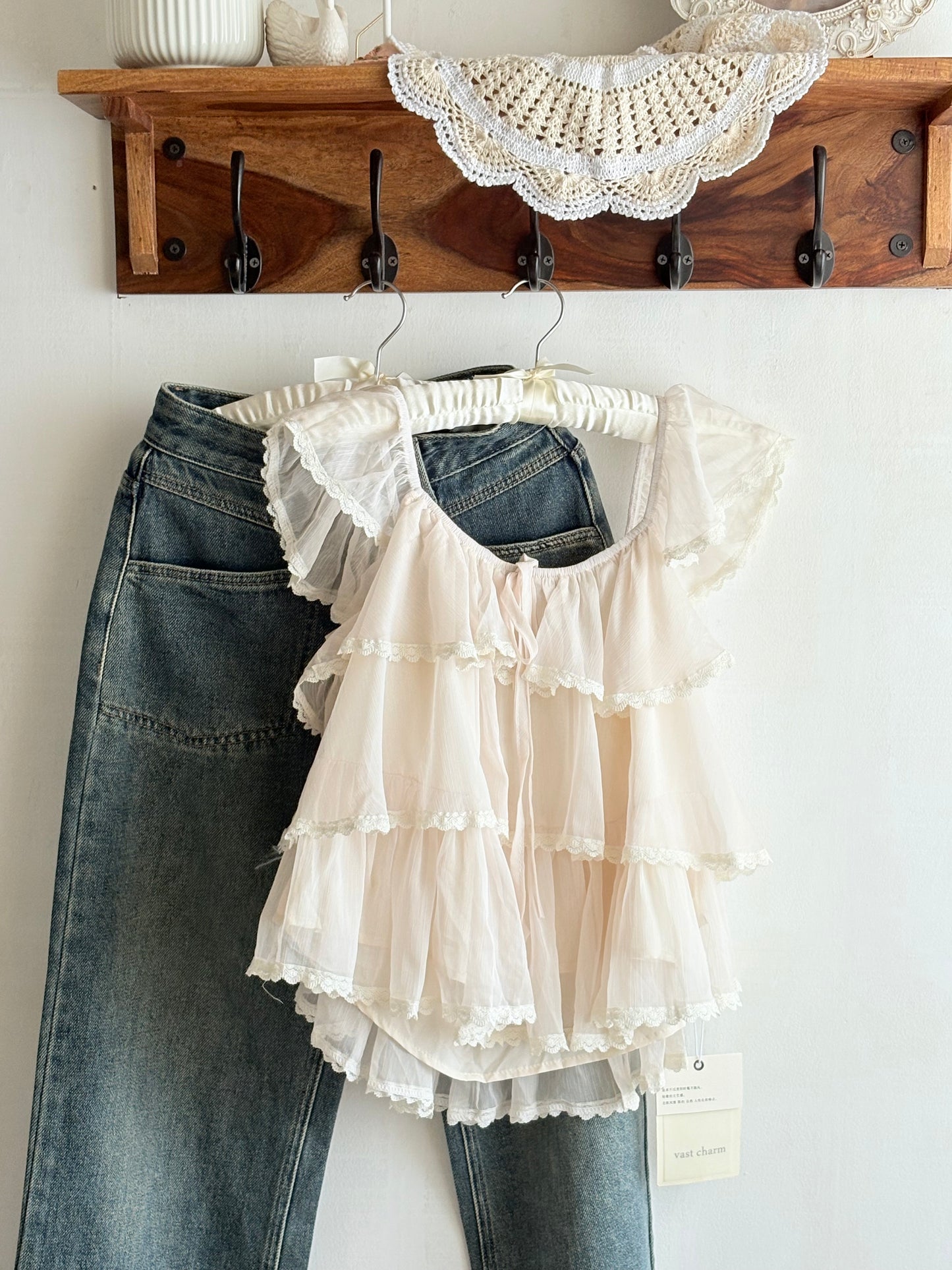 Silvie ruffle top