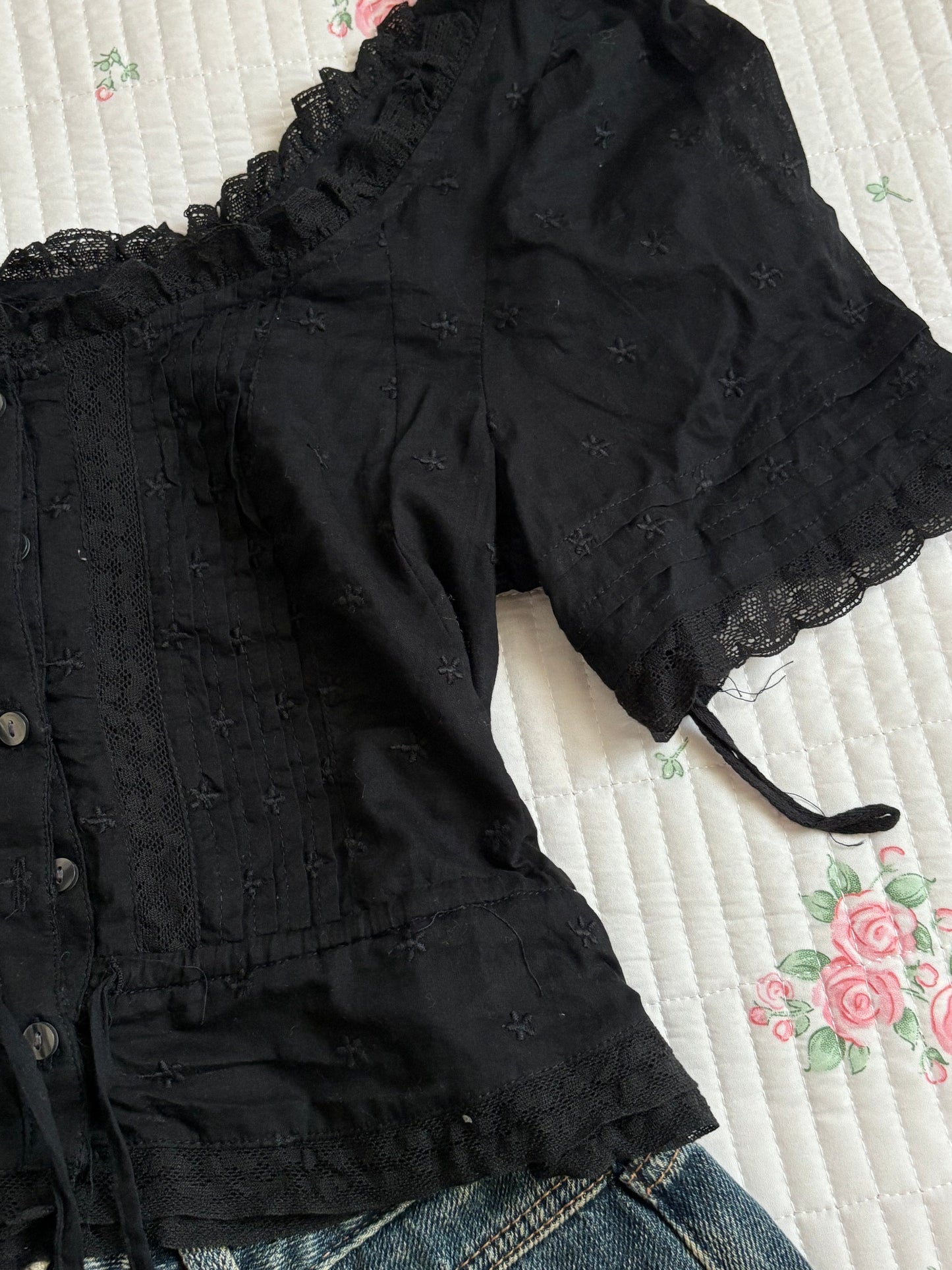 Black cotton top