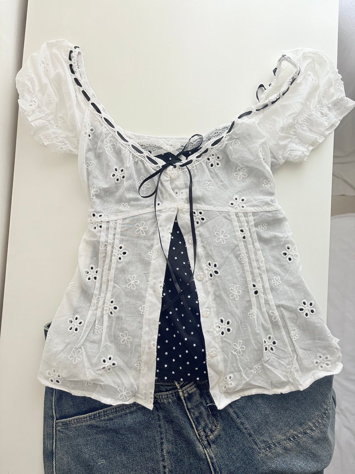 Juliette polka top