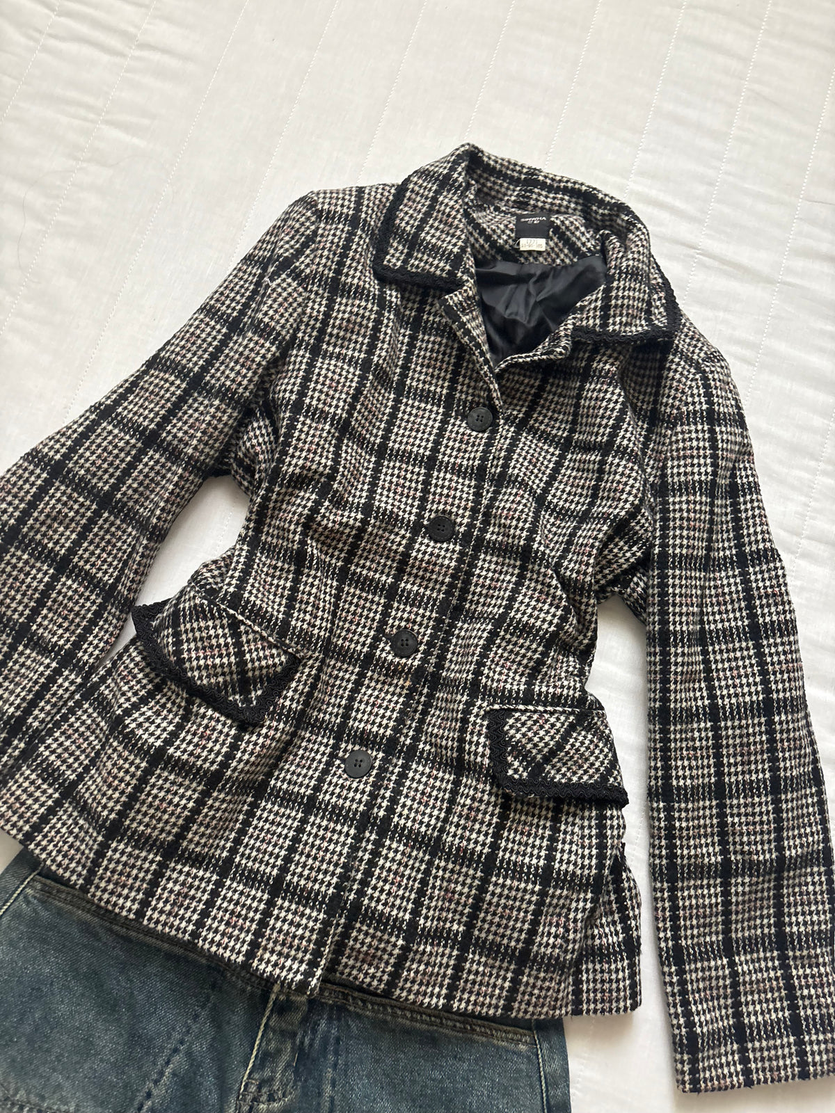 Checkered coat