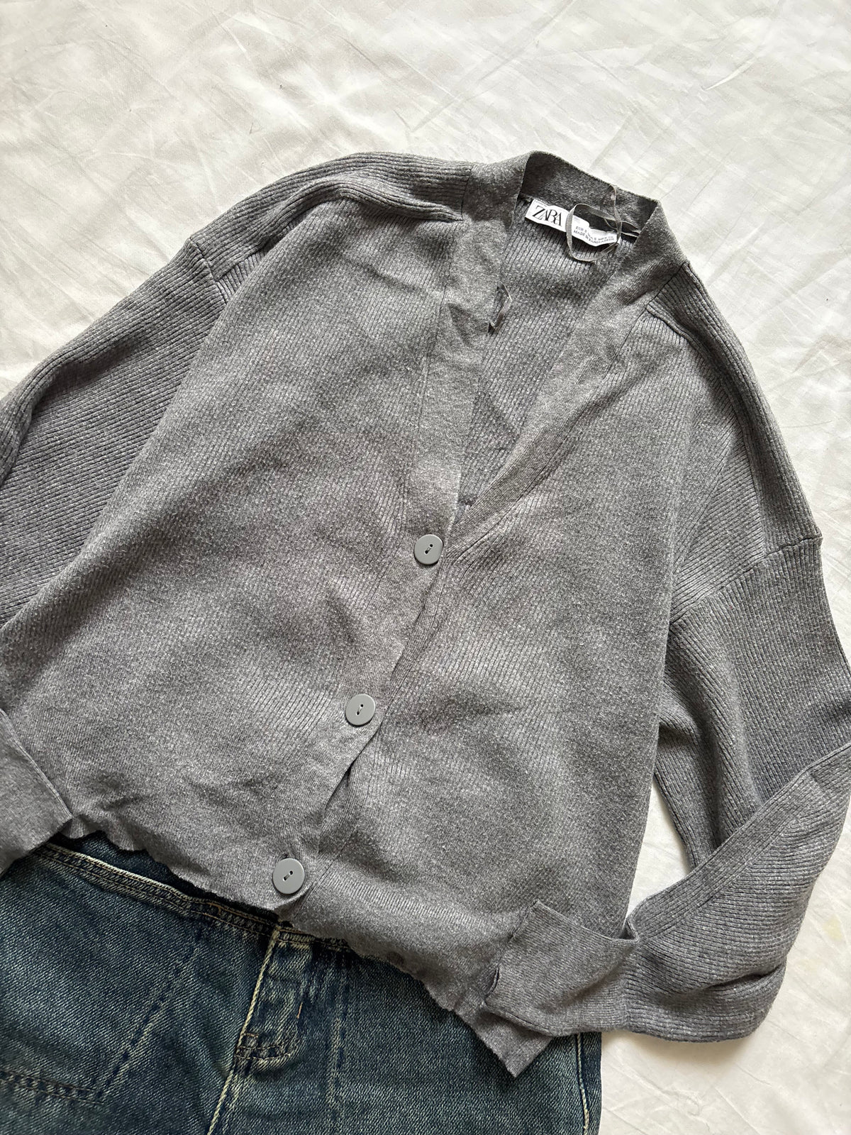 Zara grey cardigan
