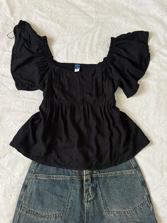 Black doll top