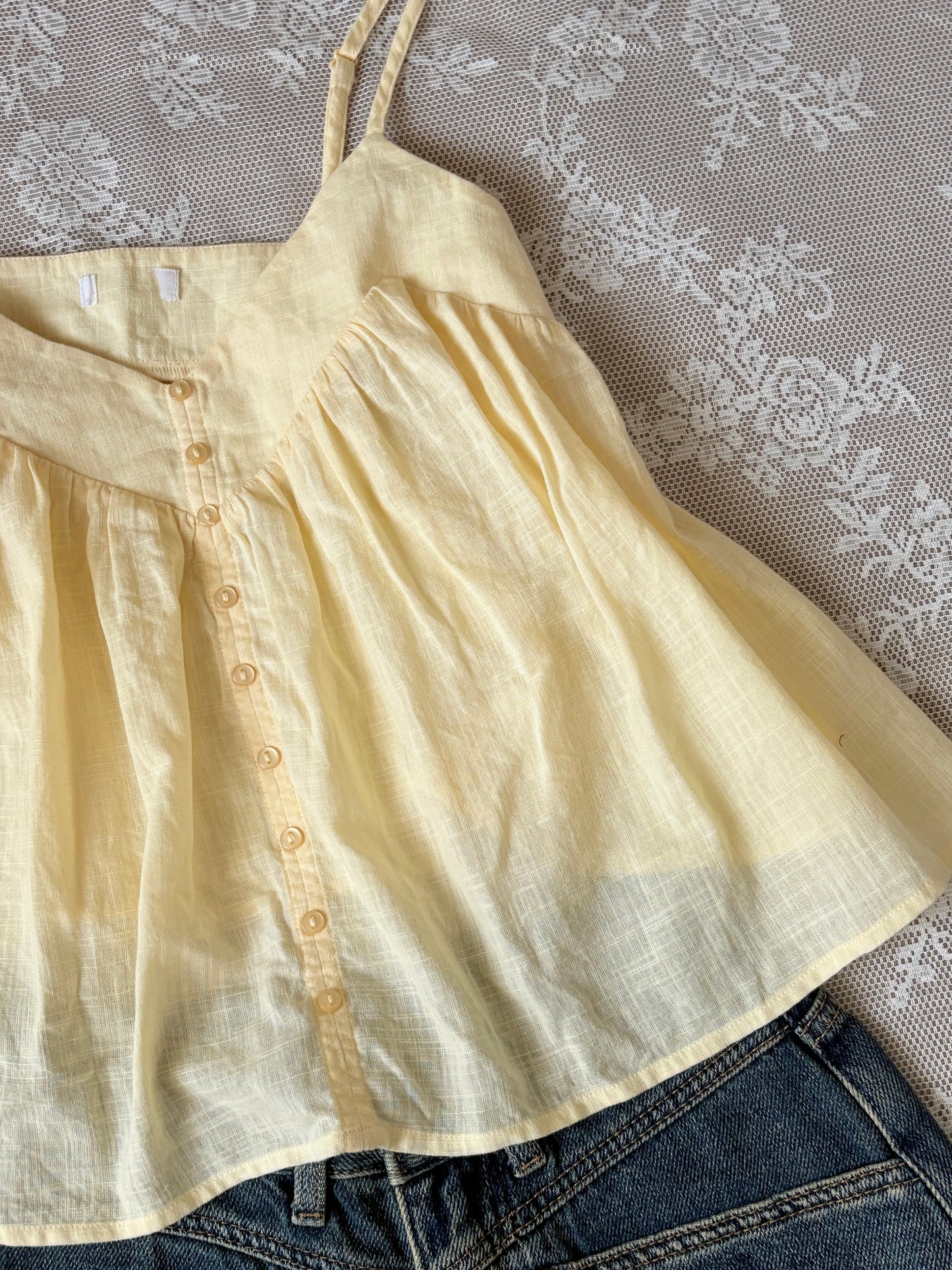 Yellow cami top