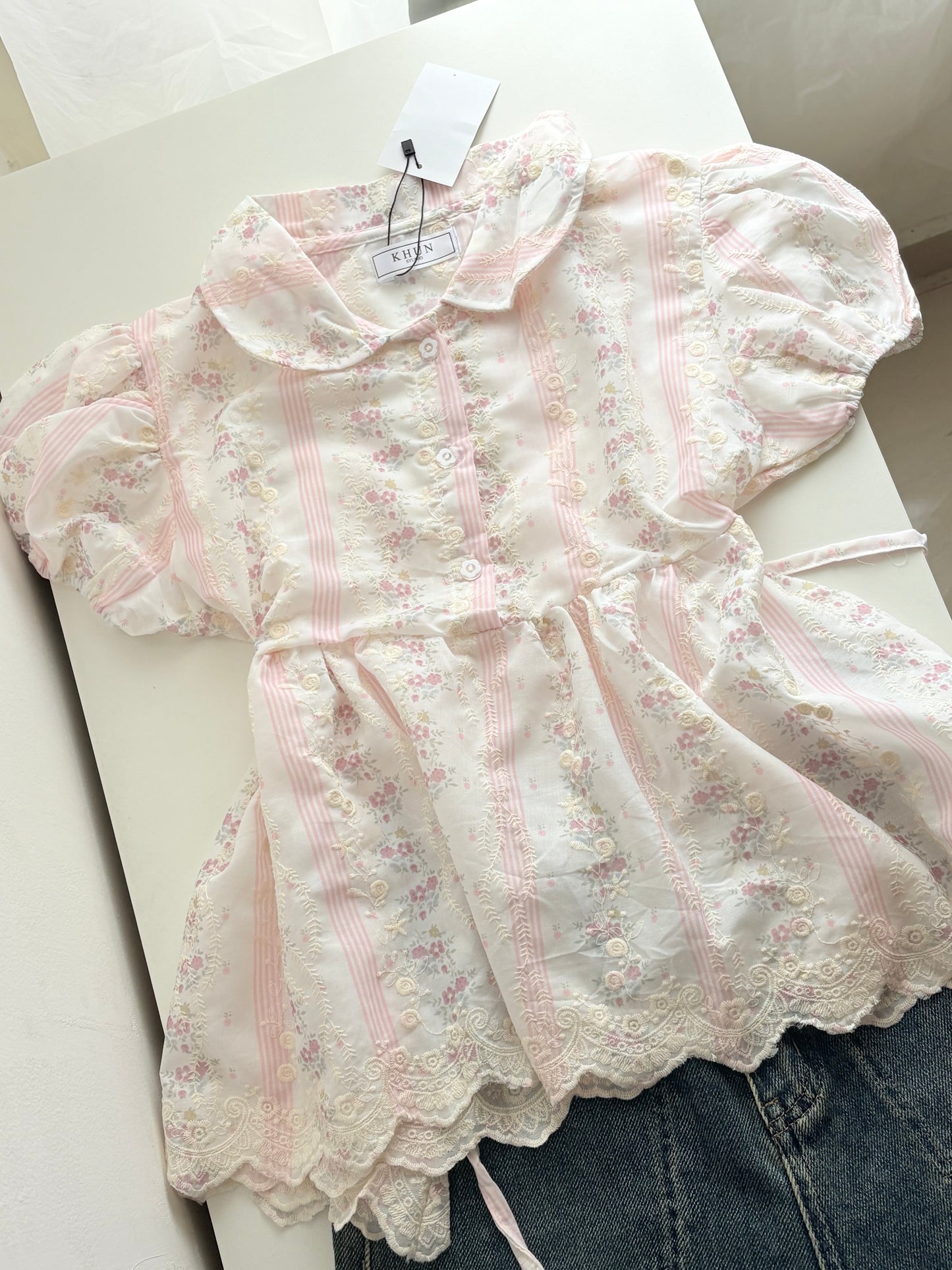 Stella embroidered top