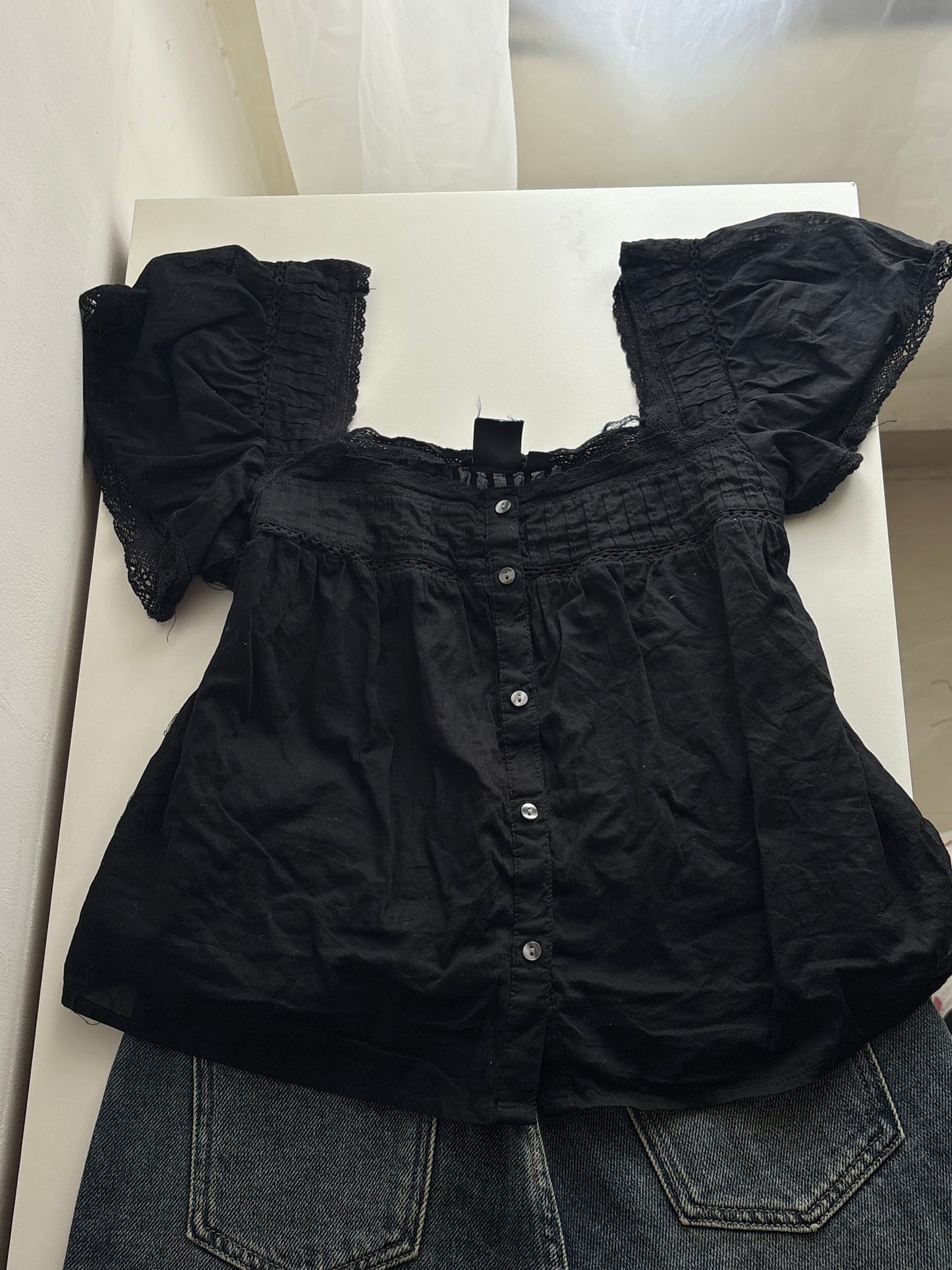 Black cotton top
