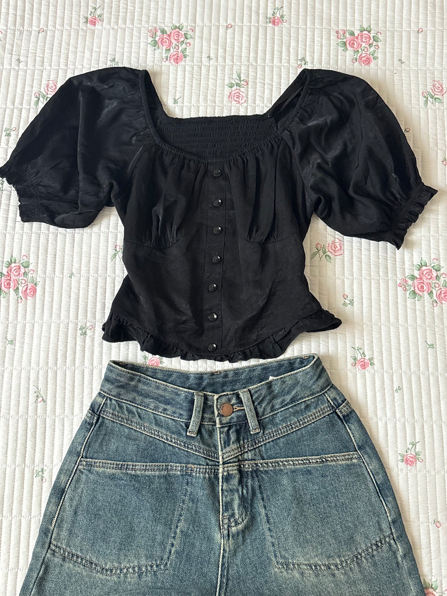 Black babydoll
