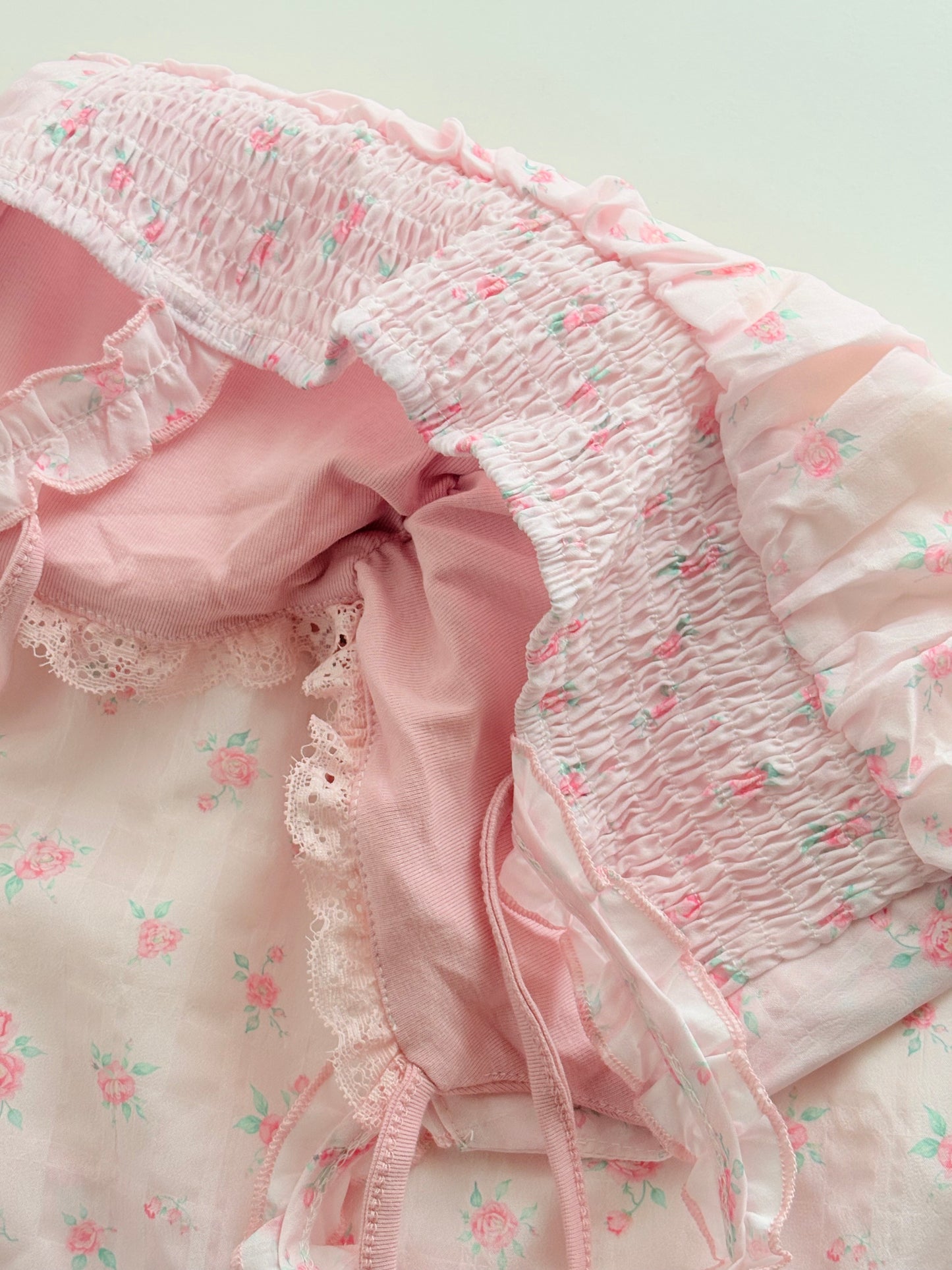 Lily floral pastel top